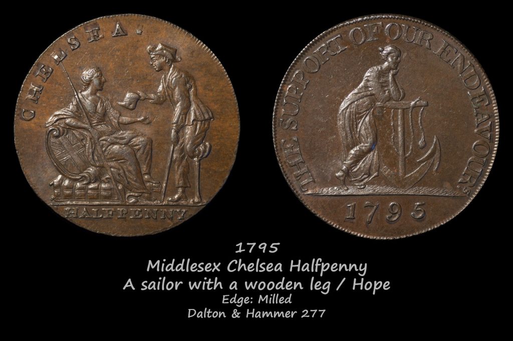 Middlesex Chelsea Halfpenny D&H277