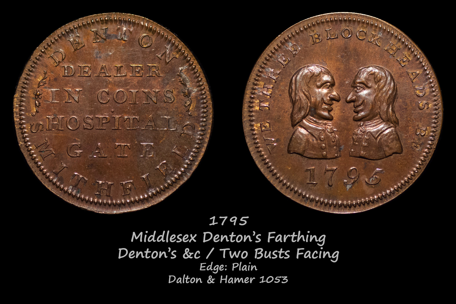 Middlesex Denton's Farthing D&H1053