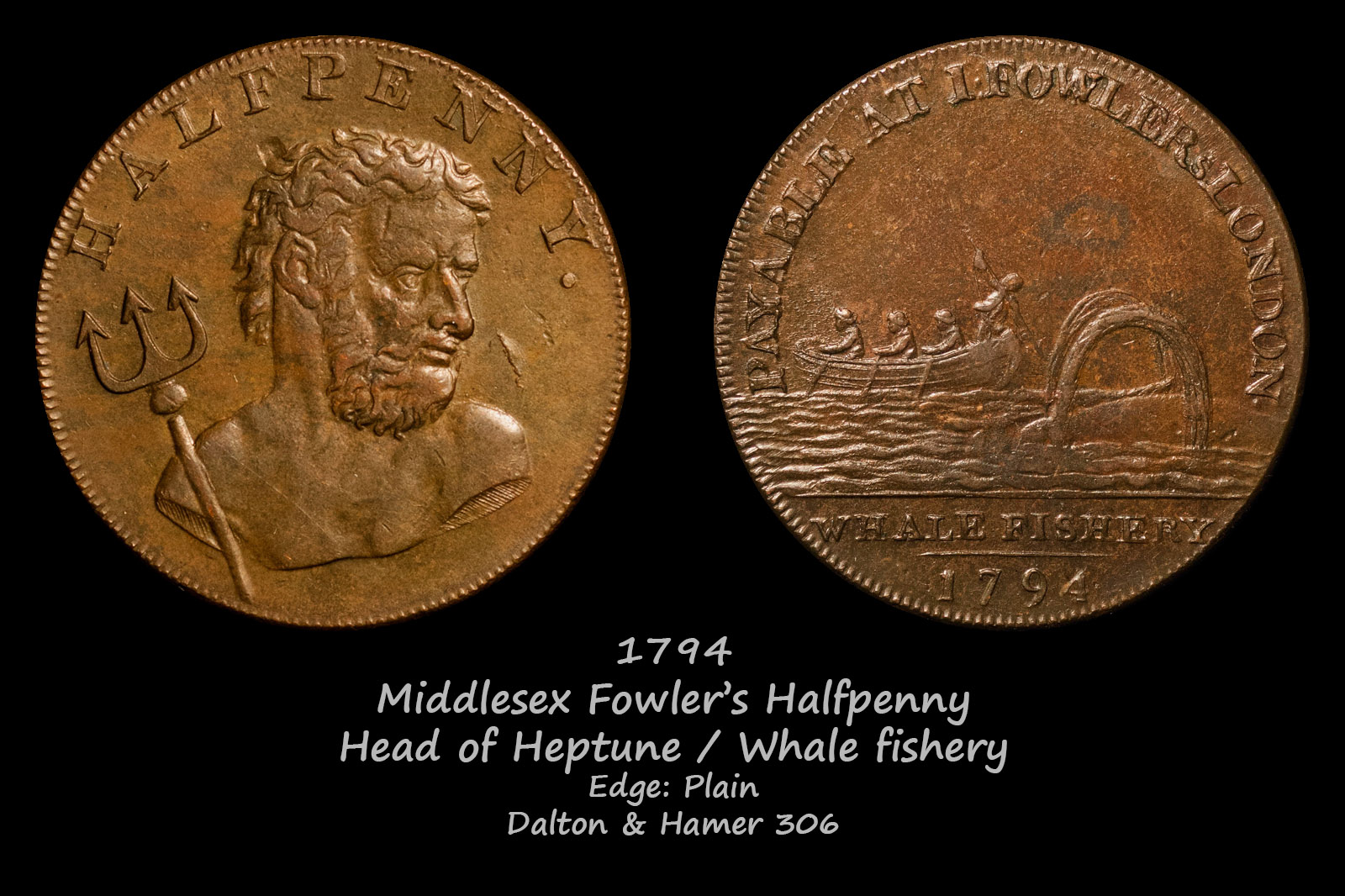 Middlesex Fowler's Halfpenny D&H306